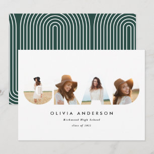 Moderne geometrische Typografie, MultiFoto-Abschlu