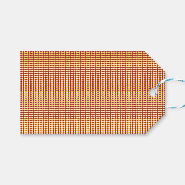 Moderne geometrische Unternehmensmuster Geschenkanhänger (Vorderseite (Horizontal))
