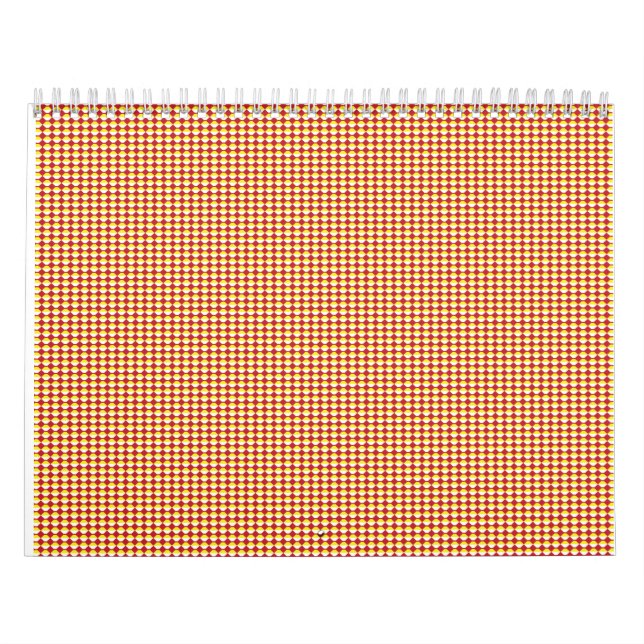 Moderne geometrische Unternehmensmuster Kalender (Titelbild)