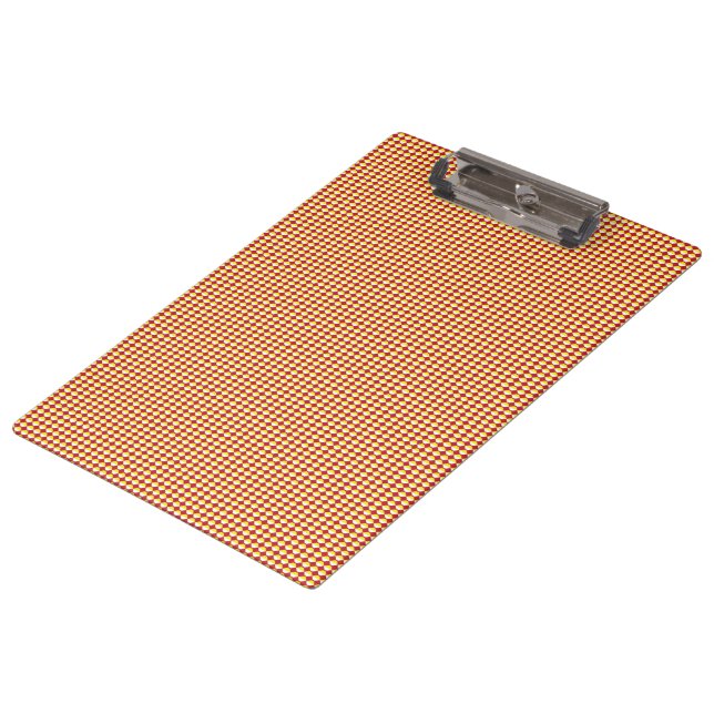 Moderne geometrische Unternehmensmuster Klemmbrett (Schrägansicht)