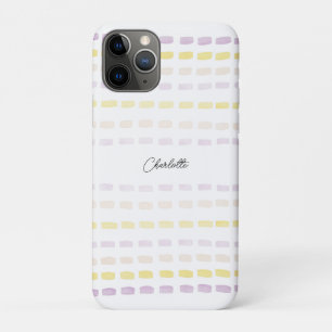 Moderne geometrische Wasserfarbe monogrammiert Case-Mate iPhone Hülle