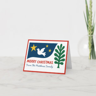 Moderne geometrische Weihnachten Minimalist Bold S
