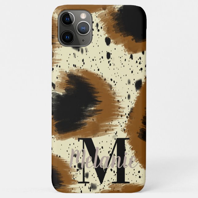 Moderne Gepard-Abstrakte Spritzkunst Case-Mate iPhone Hülle (Rückseite)