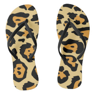 Moderne Gepardflecken-Muster Flip Flops