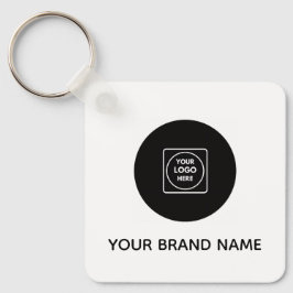 Moderne Geschäfts-QR-Code-Logo-Promo-Schlüsselanhä Schlüsselanhänger