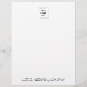Moderne Geschäftsbuchstaben-Design für Unternehmen Briefbogen