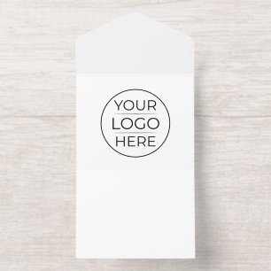 Moderne Geschäftslogo-Branding  All-in-One-Einladung