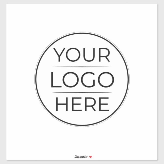 Moderne Geschäftslogo-Branding Aufkleber (Blatt)