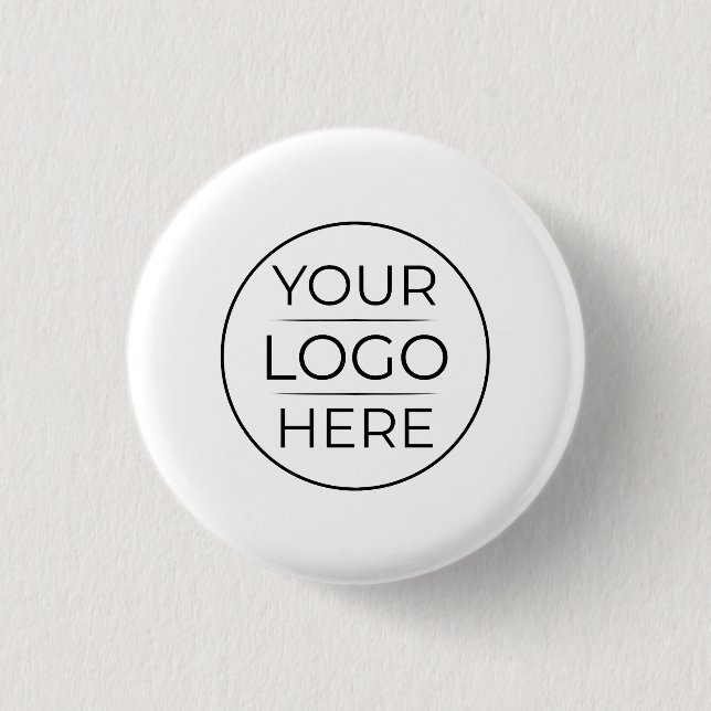 Moderne Geschäftslogo-Branding Button (Vorderseite)