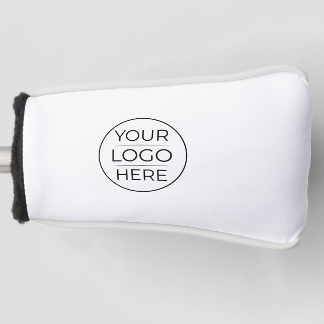 Moderne Geschäftslogo-Branding Golf Headcover (Vorderseite)