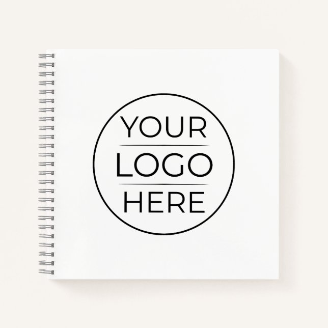 Moderne Geschäftslogo-Branding Notizbuch (Vorderseite)