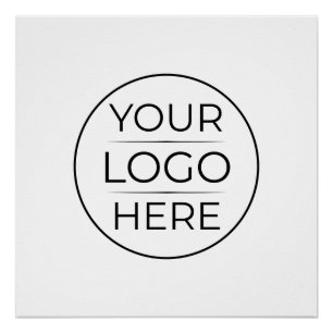 Moderne Geschäftslogo-Branding Poster