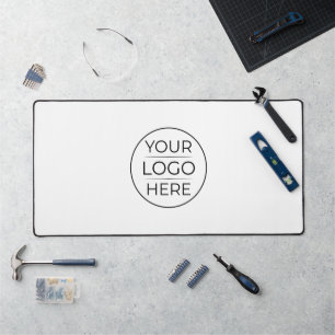 Moderne Geschäftslogo-Branding Schreibtischunterlage