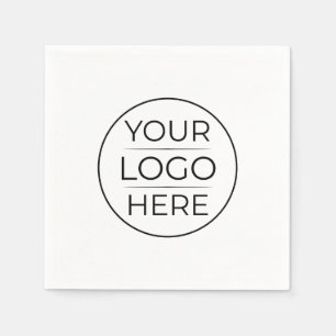 Moderne Geschäftslogo-Branding Serviette