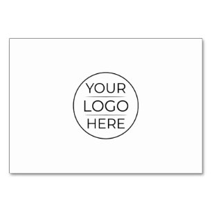 Moderne Geschäftslogo-Branding Tischnummer