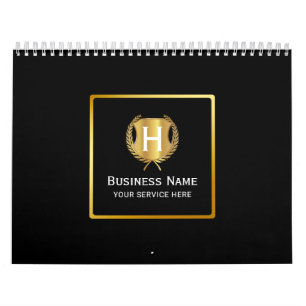 Moderne Geschäftslogo-Werbebranding Kalender