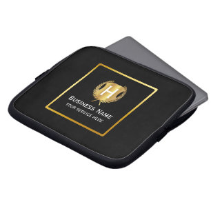 Moderne Geschäftslogo-Werbebranding Laptopschutzhülle