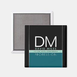 Moderne Geschäftsvorlage Alle Farben anpassbar Magnet