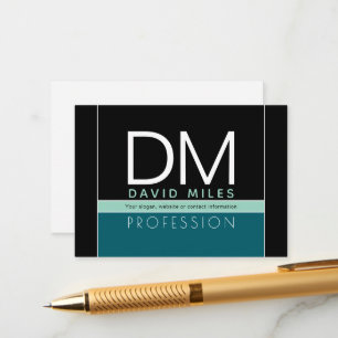 Moderne Geschäftsvorlage   Alle Farben individuell Begleitkarte