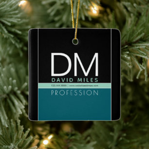 Moderne Geschäftsvorlage   Alle Farben individuell Keramikornament