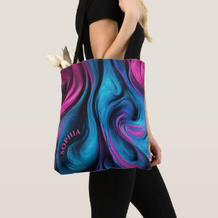 Moderne Geschenke für ihre blauen und Fuchsien-