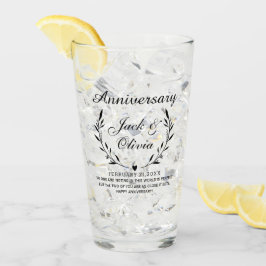 Moderne Geschenke für Personalisierte Paare Glas