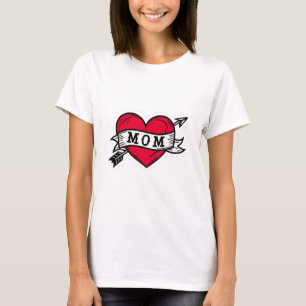 Moderne Geschenke Mütter tagsüber Herz T-Shirt