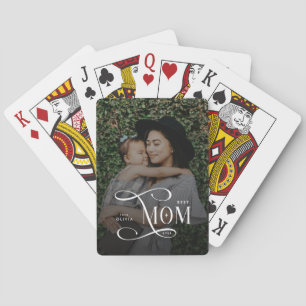 Moderne Geschenke zum Muttertag: Foto 'Beste Mama Spielkarten