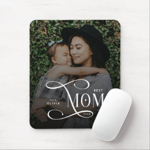 Moderne Geschenke zum Muttertag mit Foto Beste Mam Mousepad