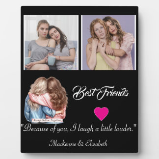 Moderne Geschenkplakette mit Foto-Raster für beste Fotoplatte