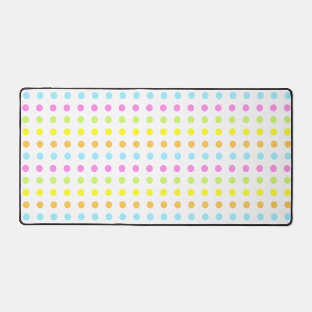 Moderne gestrichelte Streifen auf weiß Schreibtischunterlage (Vorderseite)