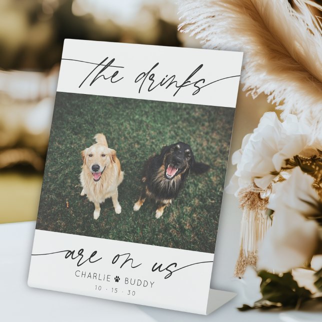 Moderne Getränke sind auf dem Foto unserer Haustie Sockelschild (Von Creator hochgeladen)