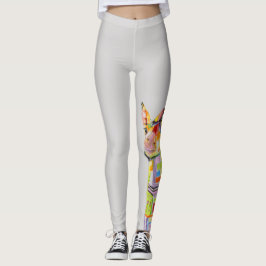 Moderne Giraffen-Leggings durch Künstler Kim Leggings