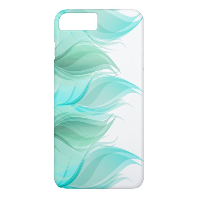 Moderne Girly Watercolor Feathers Case-Mate iPhone Hülle (Rückseite)