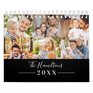 Moderne Gitter-Collage Foto Familie 2022 Kalender