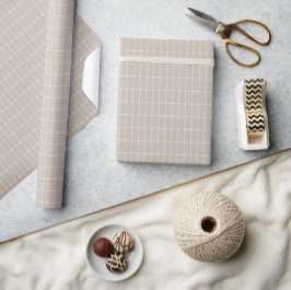Moderne Gitter Geschenkpapier
