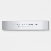 Moderne Glamour-Silber-Schablonen-Trendy elegantes