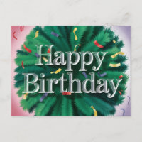 Moderne glänzende Happy-Birthday-Typografie