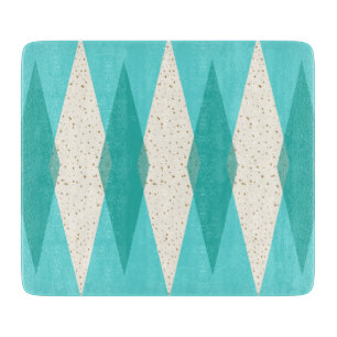 Moderne Glasschneideplatte aus dem Mittelalter der Schneidebrett