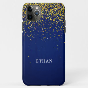 Moderne Glitter Blau Muster Case-Mate iPhone Hülle