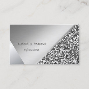 Moderne Glitter, Geometrisch, Abstrakt Visitenkarte