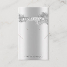 Moderne Glitzer Ohrring-Display-Karte Visitenkarte