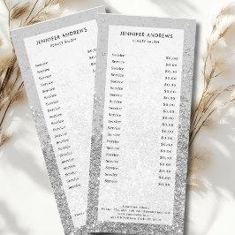 Moderne, Glitzer, Salon, preiswerte Rackkarte Werbekarte