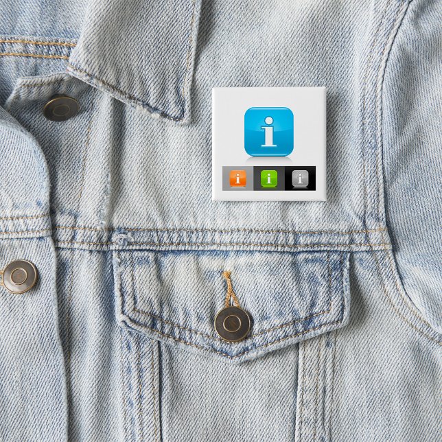 Moderne Glossy Information Symbols Button (Von Creator hochgeladen)