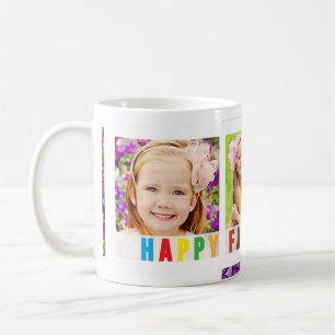 Moderne glückliche der Vatertags-bunte Tasse