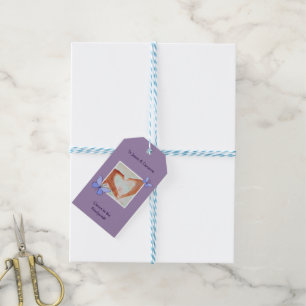 Moderne Glückwünsche für das Brautpaar Herzlichen Geschenkanhänger