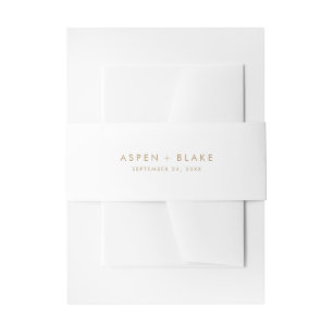 Moderne Gold Script Wedly Band