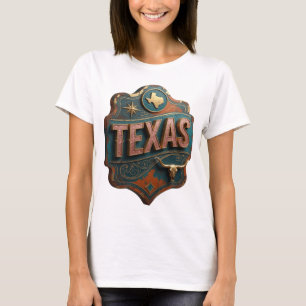Moderne Gold TEXAS Custom-T-Shirt T-Shirt