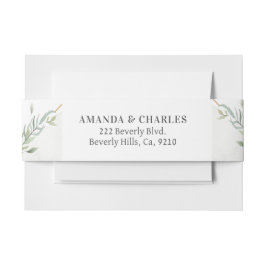 Moderne Gold- und Folienrahmen Einladungsbanderole