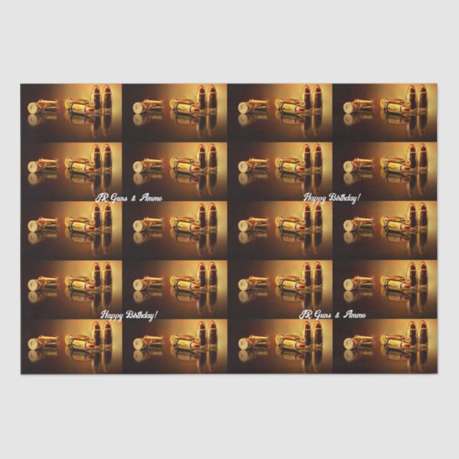 Moderne Goldene Cartridges Seidenpapier (Vorderseite)